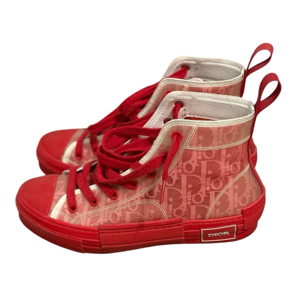 Dior Red and White Women's Sneakers